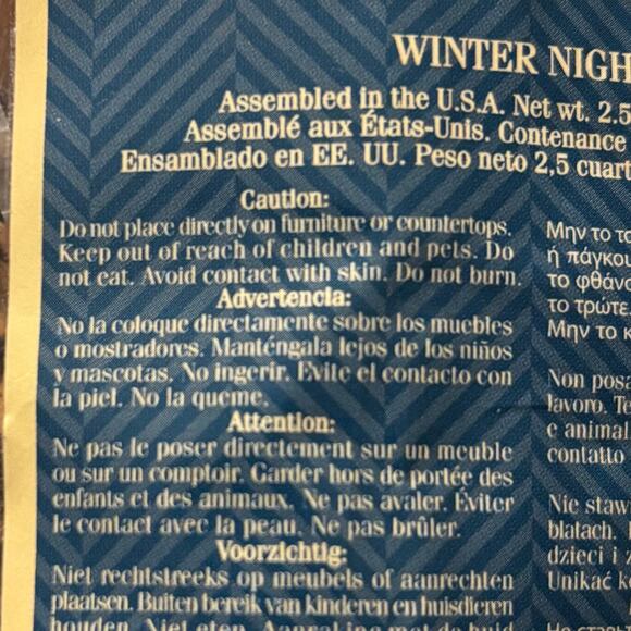 RARE Discontinued Ralph Lauren Winter Night Scented Potpourri - Picture 4 of 6